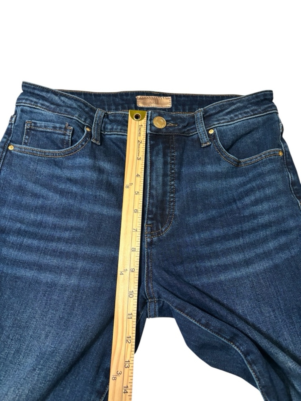 Kut From The Kloth Stella High Rise Fab Ab Flare Denim Jeans Size 6 - Picture 14 of 16